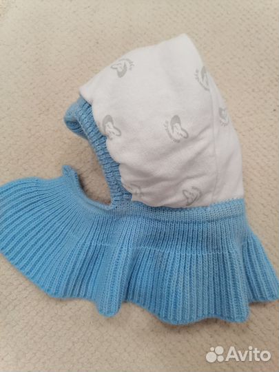 Шапка зимняя для мальчика 44-46