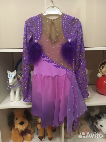 Платье для выступления по фигурному катанию, рост