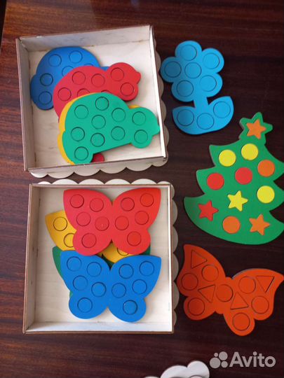 Развивающие деревянные игрушки