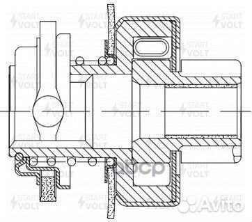 Привод стартера (бендикс) для а/м VAG Passat (88)