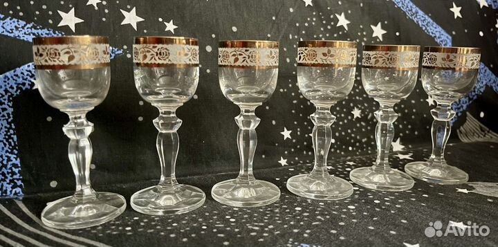 Бокалы фужеры богемия СССР