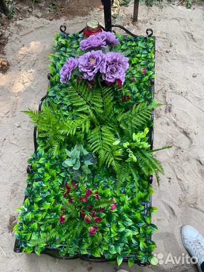 Искусственный газон лист розы