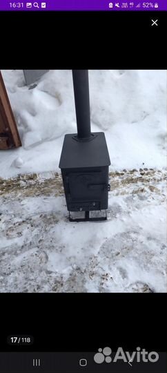 Печь буржуйка для палатки