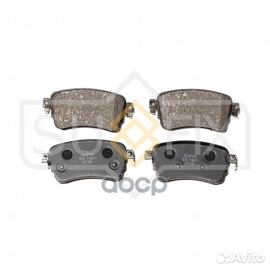 Колодки тормозные дисковые зад прав/лев LCV