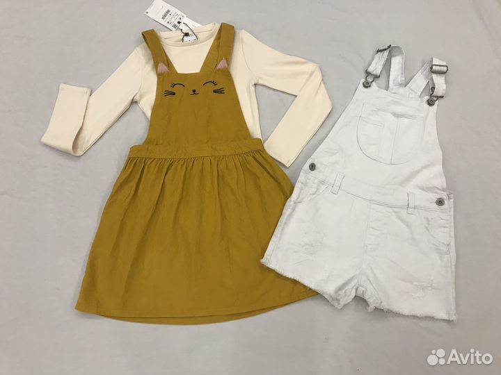 Вещи для девочки zara/ H&M/134/140