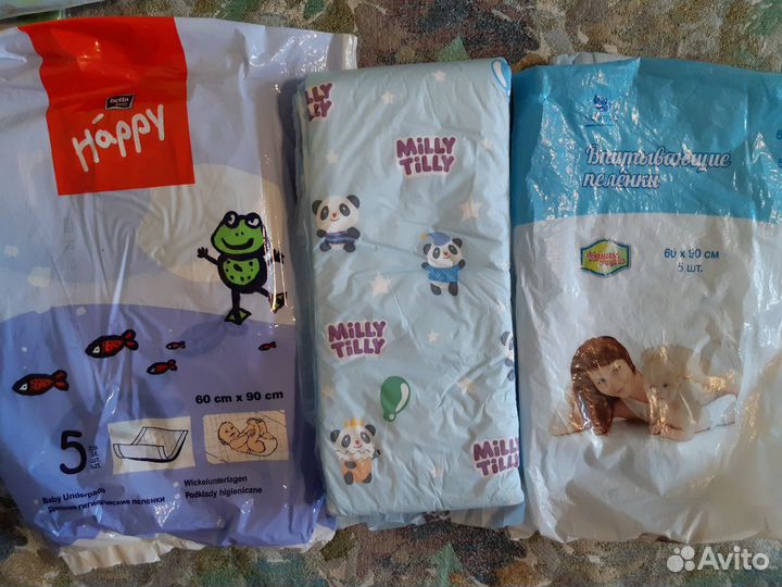 Пелёнки впитывающие детские, для животных