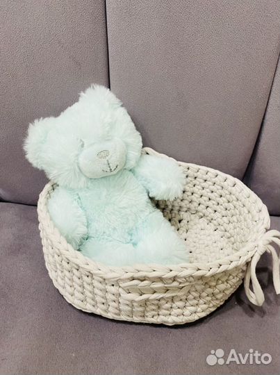 Корзинки из трикотажной пряжи