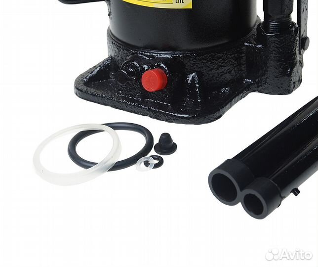 Домкрат бутылочный 20т 245-455мм с клапаном (ремко