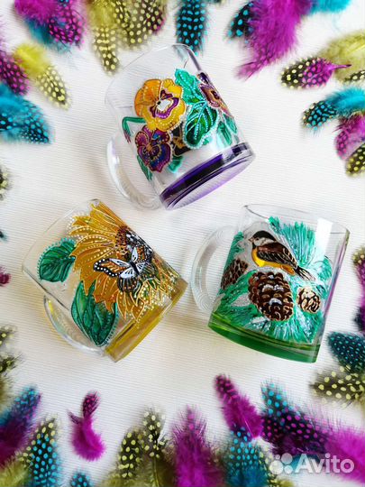 Чайные кружки стекло новые