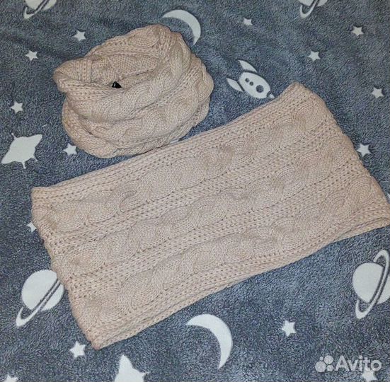 Новые женские снуд и шарф