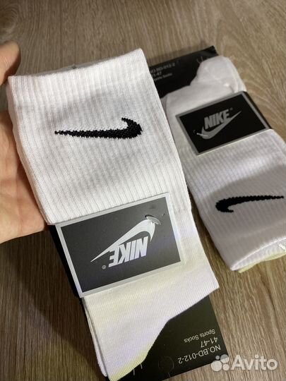 Носки nike белые