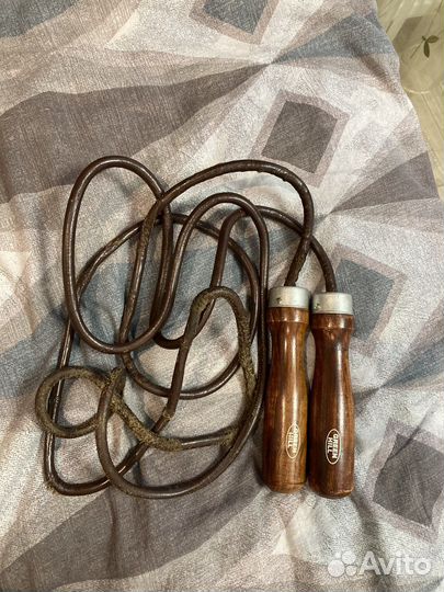 Кожанная боксерская скакалка