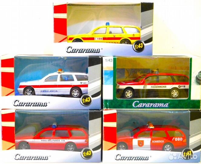 1/43-Cararama, Bburago-Спецслужбы