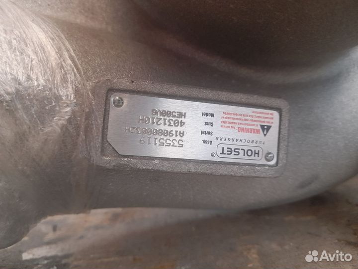 Турбокомпрессор holset HE 500V6