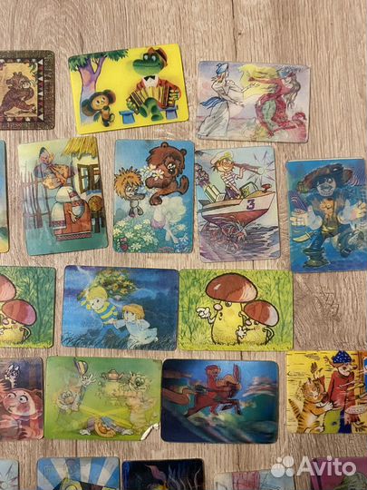 Стерео голографические календарики СССР