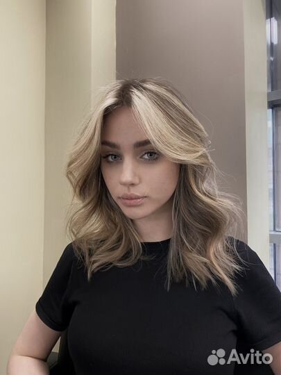 Окрашивание волос, скрытое, блонд, шатуш, балаяж