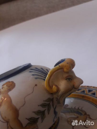 Редкость Куритильница Майолика 1580год