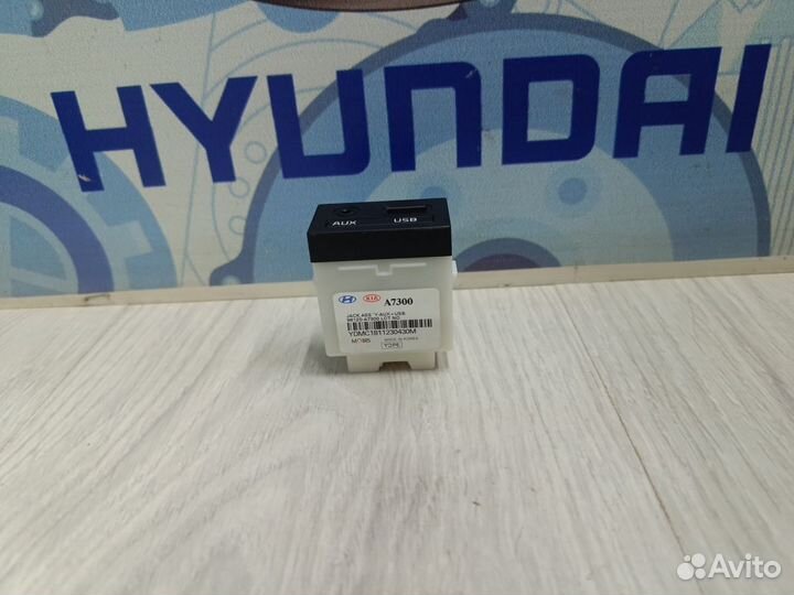 AUX USB разъем hyundai solaris