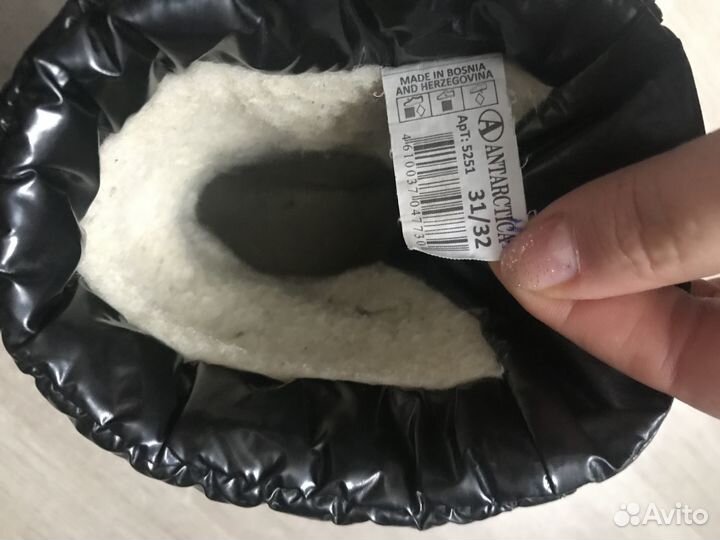 Зимние сапоги для девочки 31/32