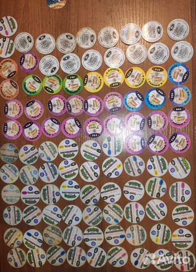 Фишки 100 штук street fighter,черепашки,мк