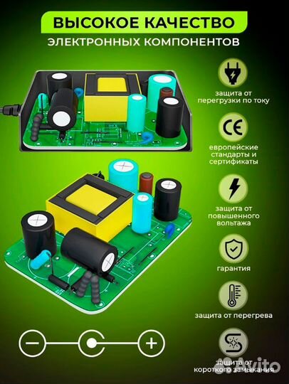 Блок питания 12V 2A