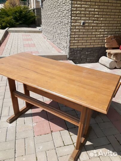 Стол дубовый, лавка б/у