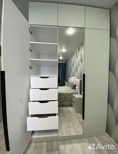 Шкаф с зеркалом для спальни/Шкаф на заказ