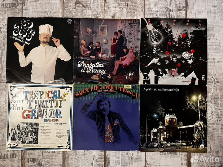 Виниловые пластинки Европа 60-80 года