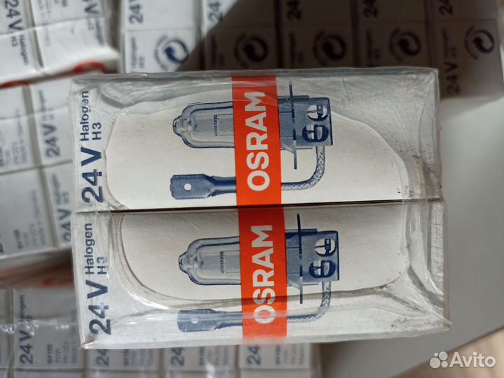 Лампа галогеновая osram 24V H3