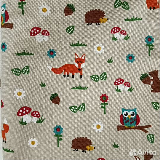 Ткани, отрезы, хлопок, лен, вискоза