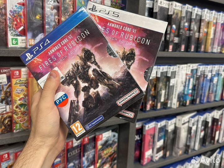 Диск Armored Core 6 Fires of Rubicon PS4 / PS5