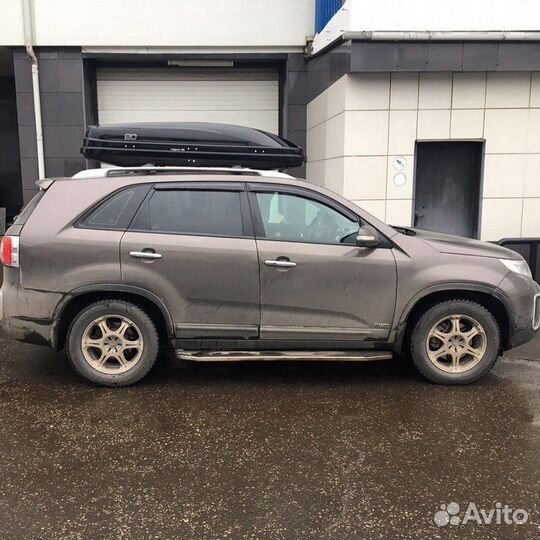 Автобокс Магнум 420 черный металлик KIA Sorento