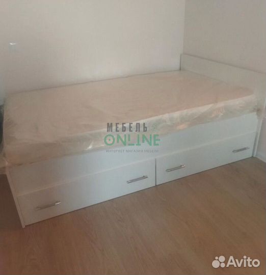 Кровать 120х200 с ящиками