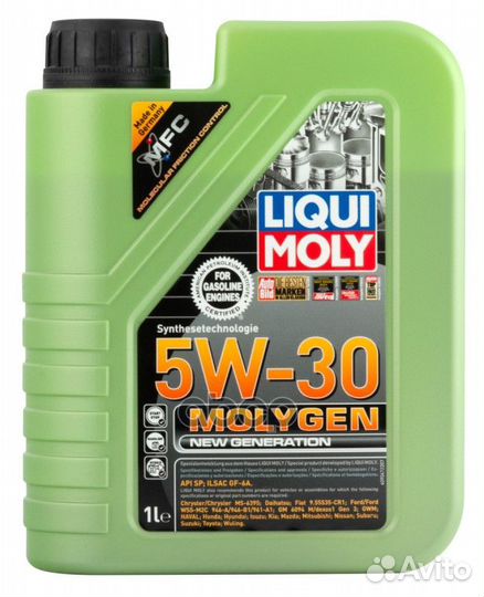 Масло моторное 5W30 liqui moly 1л нс-синтетика