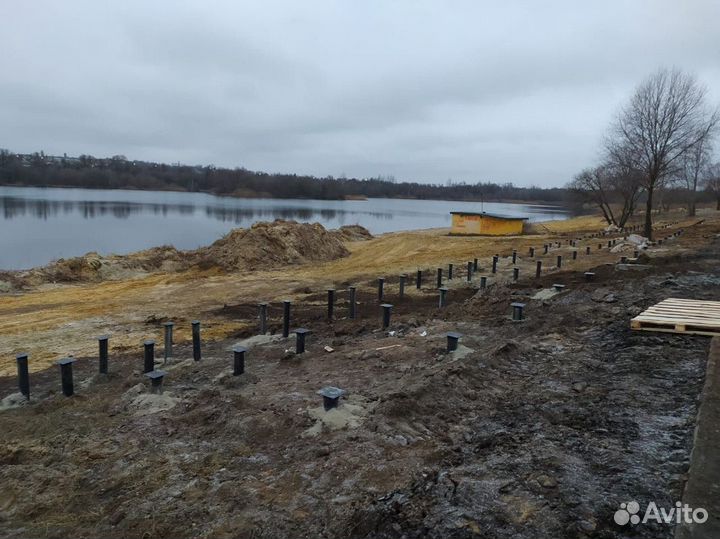 Винтовые сваи до 159 мм Свайный фундамент под ключ