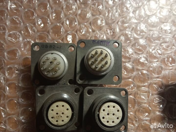 Разъемы СССР 2рмг 14б4ш1е2 /снц4-10