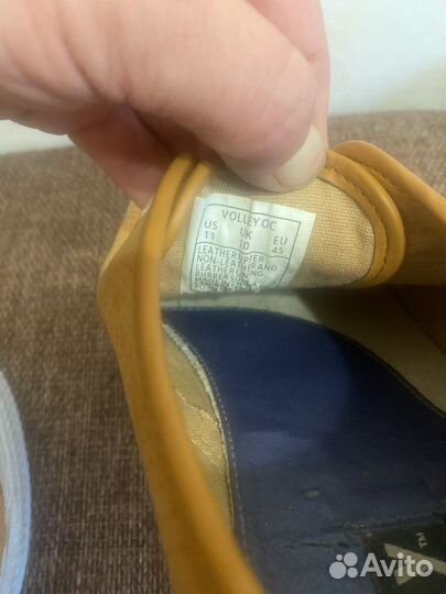 Кеды Volley муж. 45 - натур. Нубук Англия