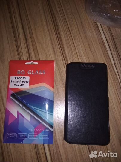 Продам чехол и защитное стекло на BQ