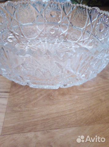 Хрустальная ваза для фруктов