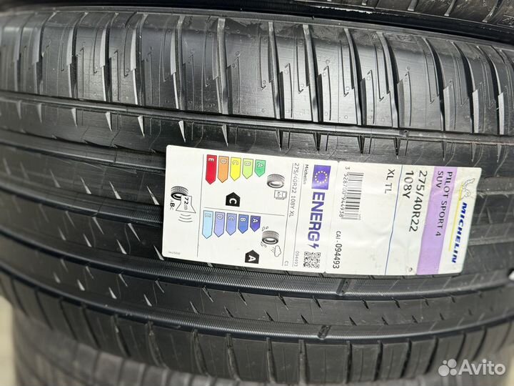 Michelin Pilot Sport 4 SUV 275/40 R22 108Y