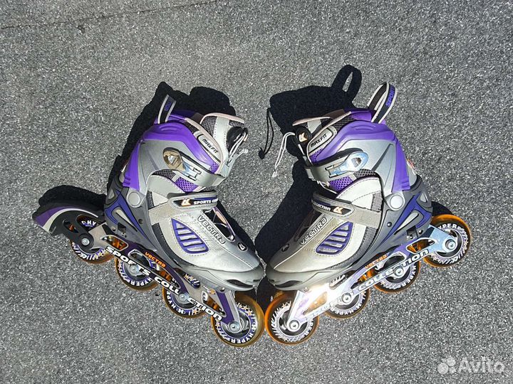 Роликовые коньки раздвижные, р.37-40