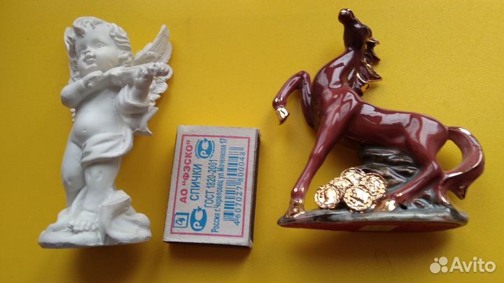 Статуэтка гипс стекло за шт