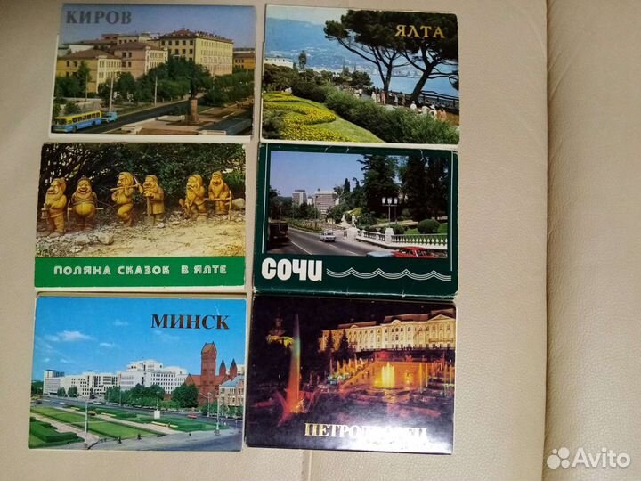 Наборы открыток