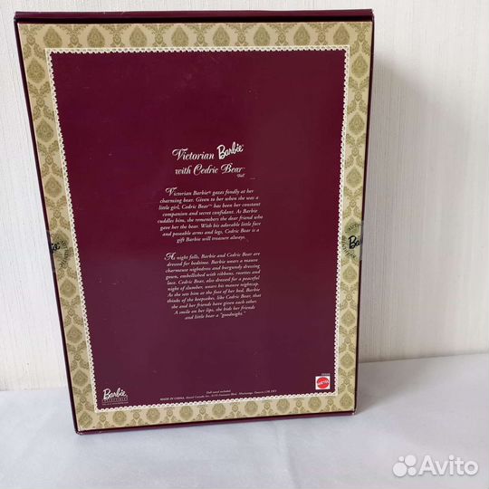 Victorian Barbie with Cedric Bear, Барби с мишкой