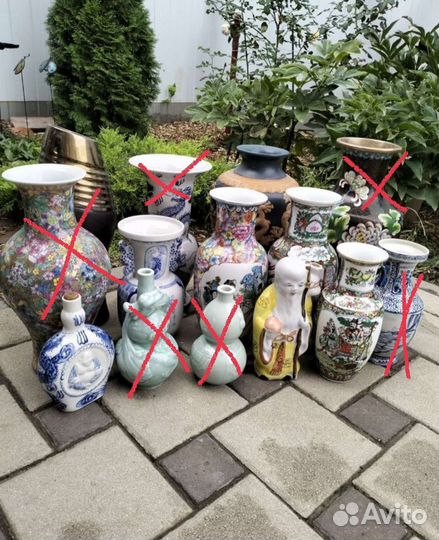 Вазы китайские