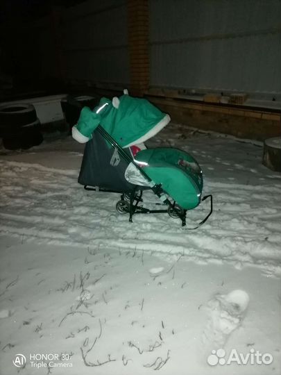 Санки коляска nika