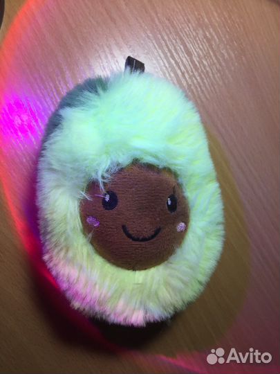 Игрушки мягкие брелок авокадо заяц олененок