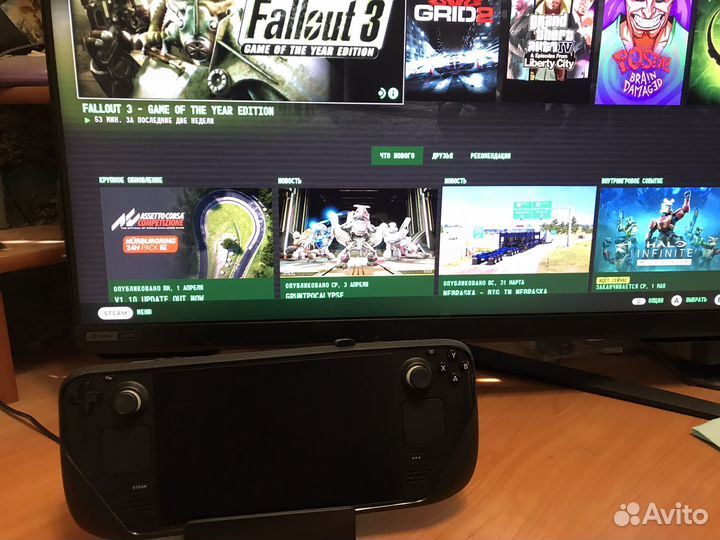 Steam deck 64gb+256gb+док станция Valve