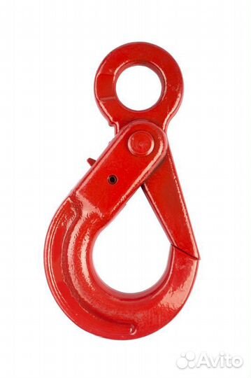 Крюк самозакрывающийся с проушиной 8т