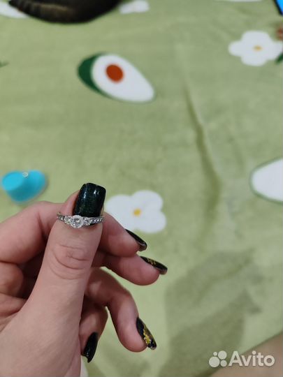 Кольцо и серьги серебро